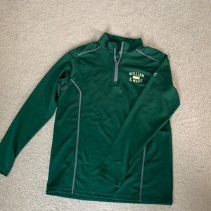 William and Mary half zip under armour shirt